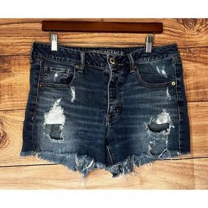 American Eagle Tomgirl Distressed Shorts